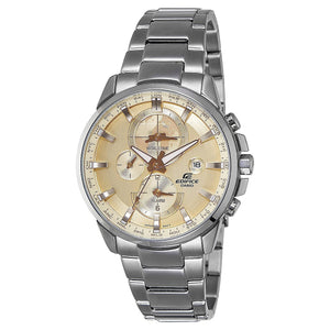 Casio Edifice  Off White Dial Men 48.1mm