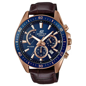 Casio Edifice Blue Dial Men 47mm