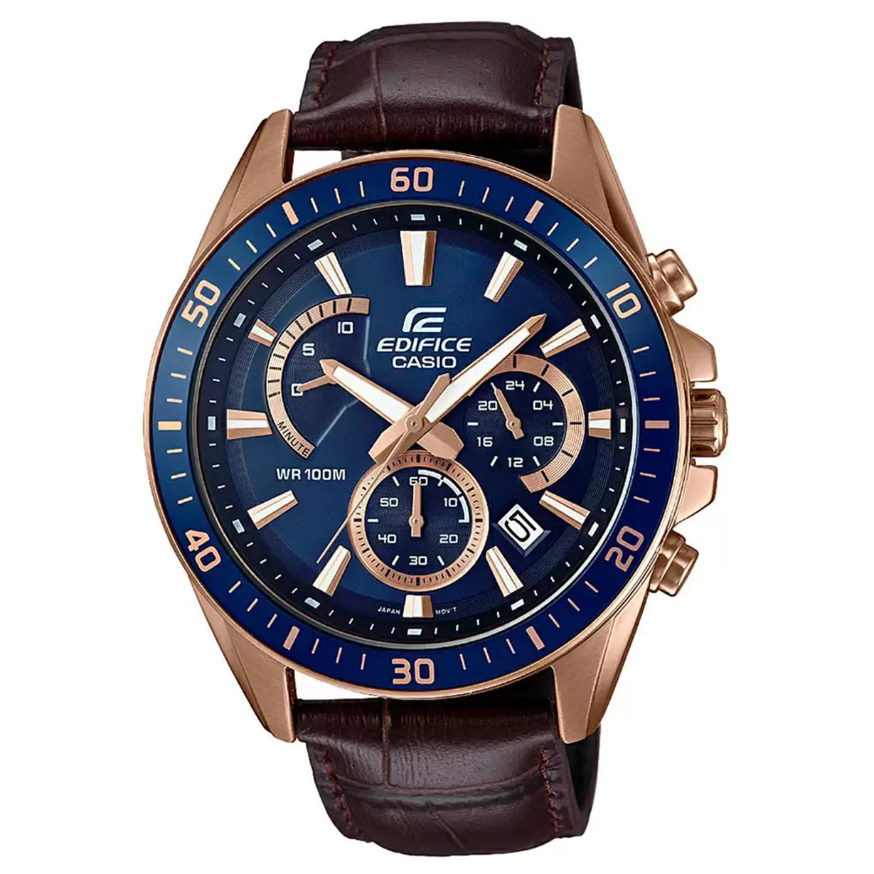 Casio Edifice Blue Dial Men 47mm