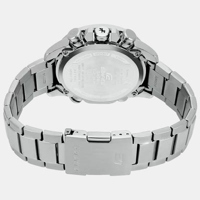 Edifice Men Quartz Two Tone Dial Analog-Digital Stainless Steel Watch EX450