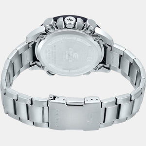 Edifice Men Quartz Black Dial Analog-Digital Stainless Steel Watch EX451