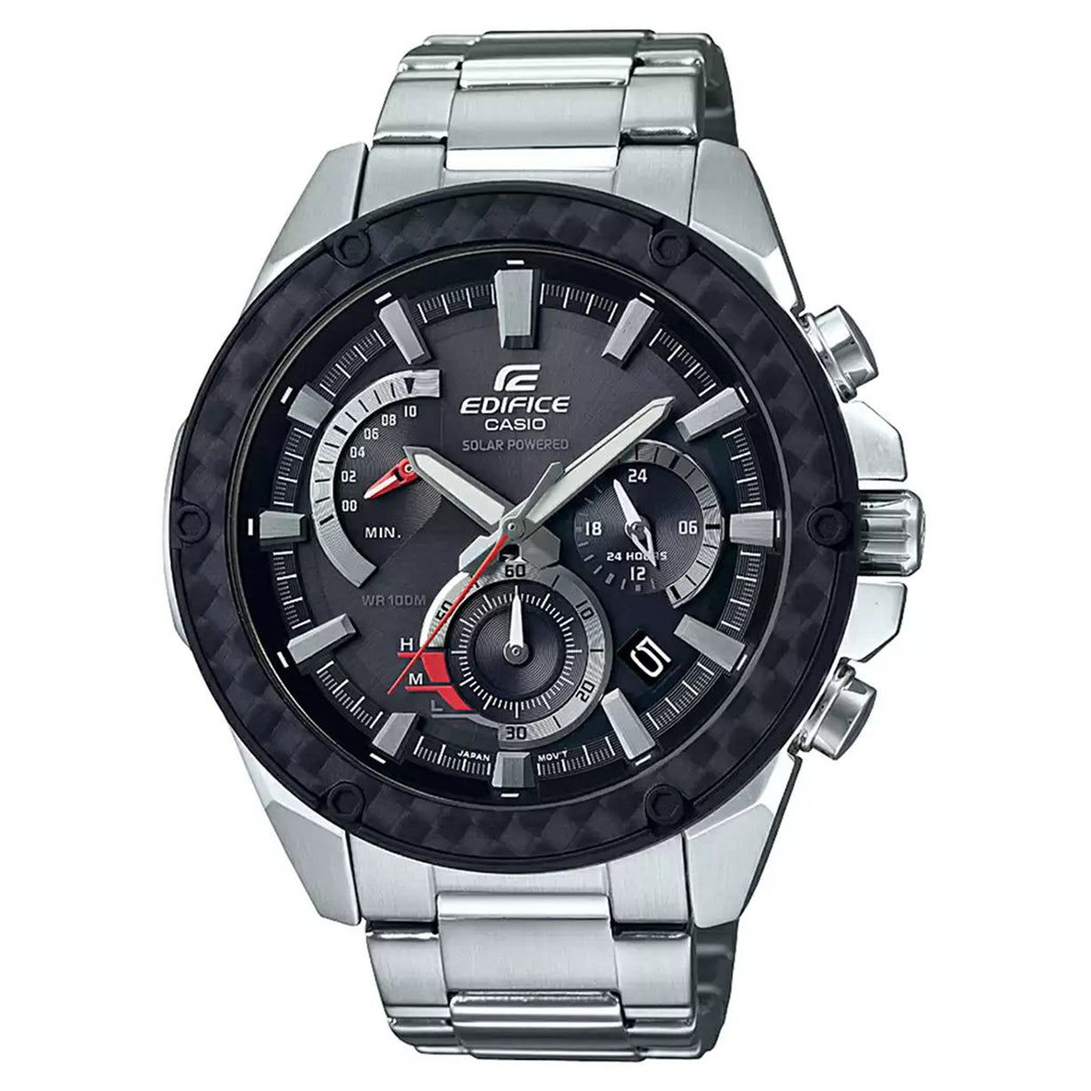 Casio Edifice  Blue & Red Dial Men 47.6mm