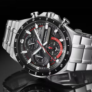 Casio Edifice Solar Powered Chronograph Black Dial Men 47.6mm EX487 EQS-920DB-1AV