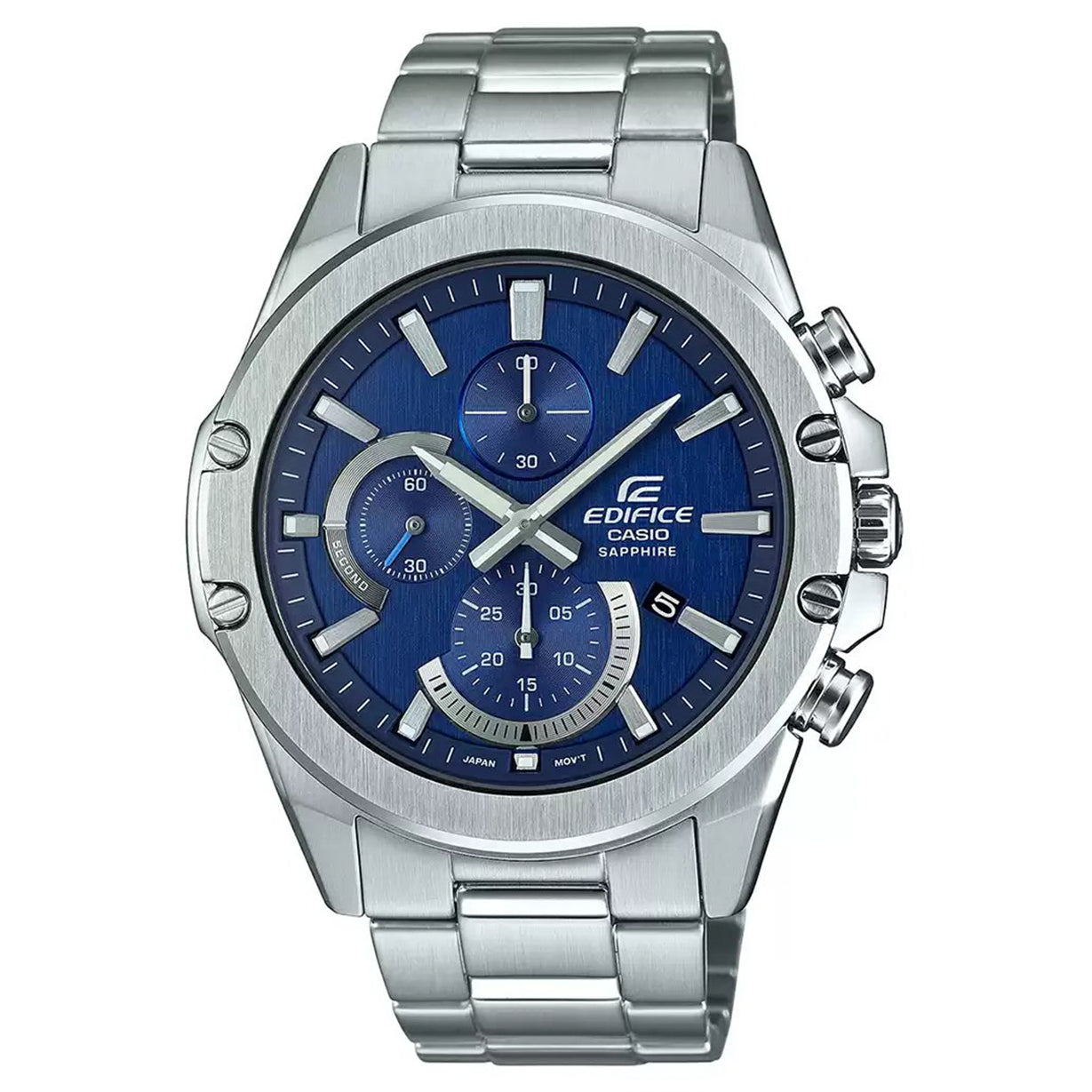 Casio Edifice  Blue Dial Men 45.6mm