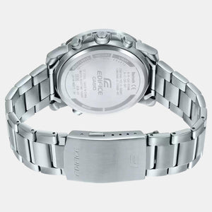 Edifice Men Quartz Black Dial Analog-Digital Stainless Steel Watch EX524