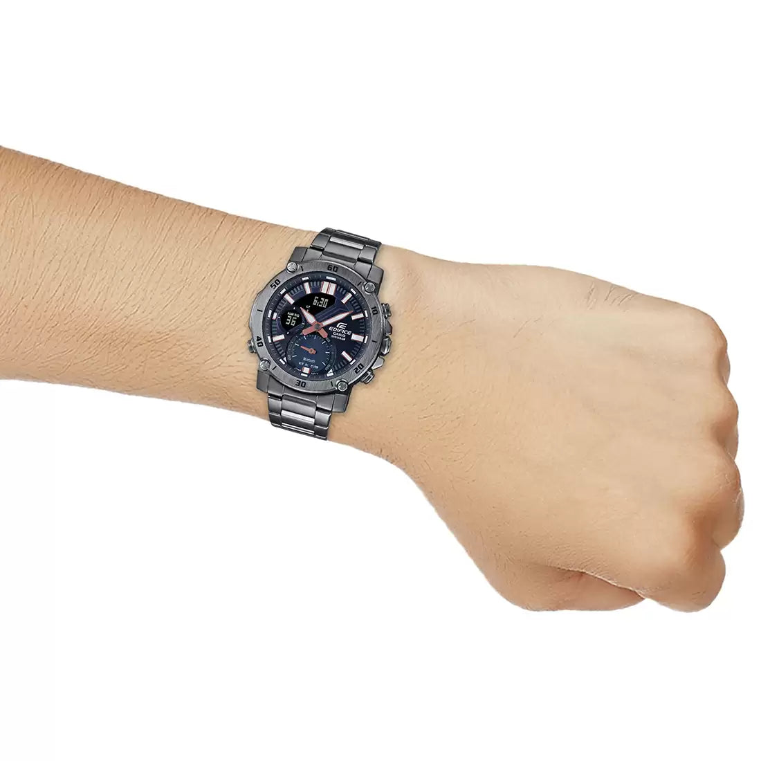 Casio Edifice  Blue Dial Men 49.5mm