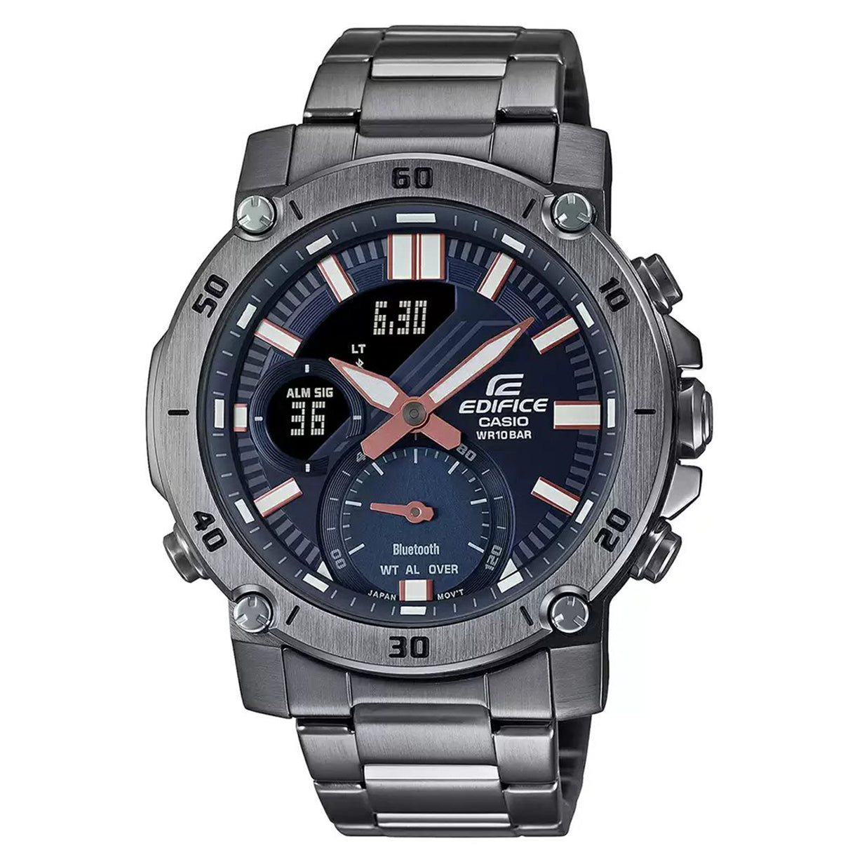 Casio Edifice  Blue Dial Men 49.5mm