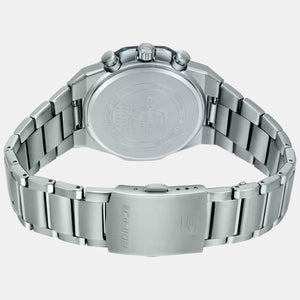 Edifice Men Quartz Blue Dial Chronograph Stainless Steel Watch EX528