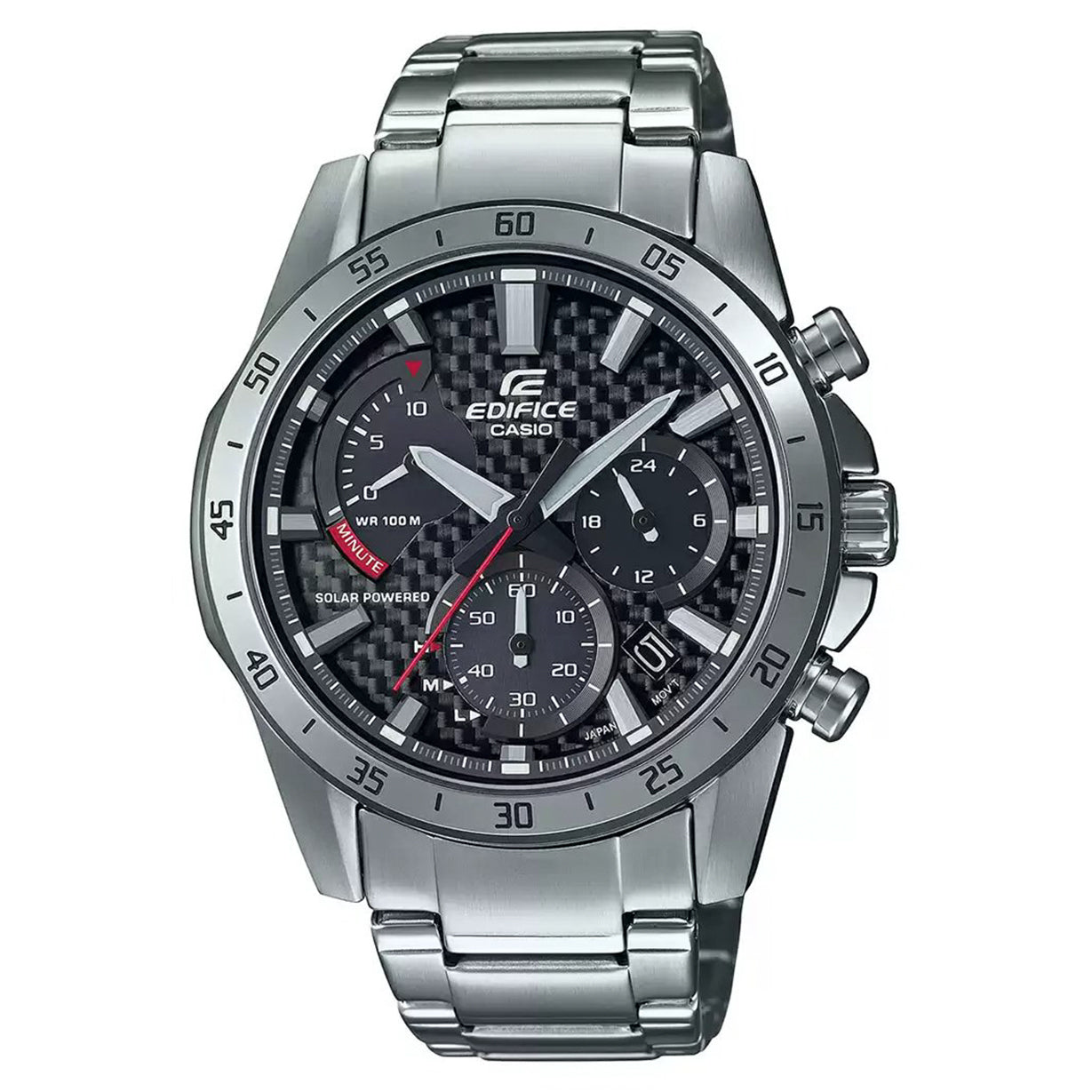 Casio Edifice  Black Dial Men 49.5mm