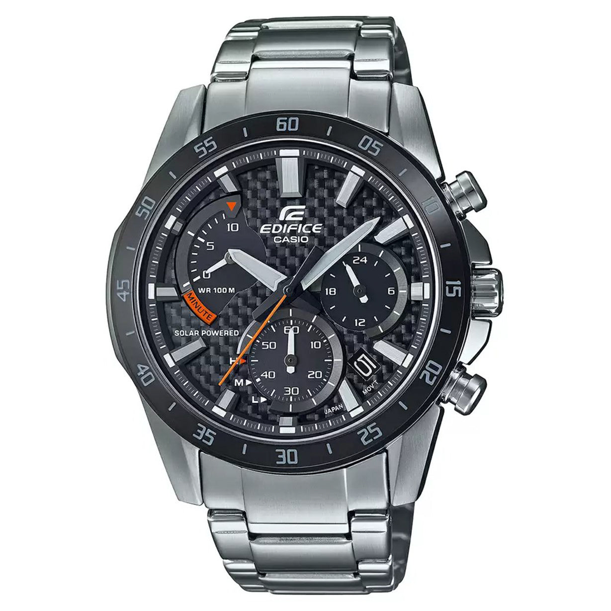 Casio Edifice  Black Dial Men 49.5mm