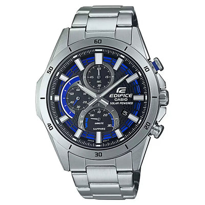 Casio Edifice  Blue Dial Men 50mm