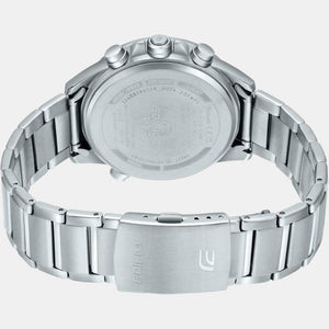 Edifice Men Quartz Black Dial Analog-Digital Stainless Steel Watch EX545
