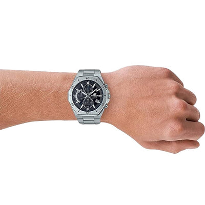 Casio Edifice Standard Chronograph Black Dial Men 45.8mm EX550 EFB-680D-1AV