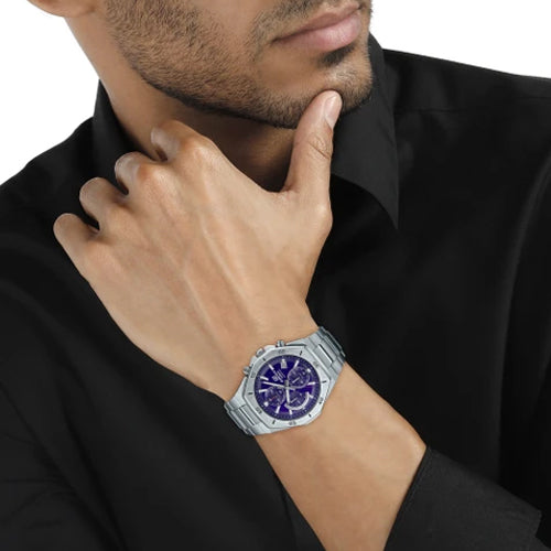 Casio Edifice Standard Chronograph Blue Dial Men 45.8mm EX551 EFB-680D-2BV