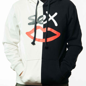 Sex Skateboards Logo Split Hoodie
