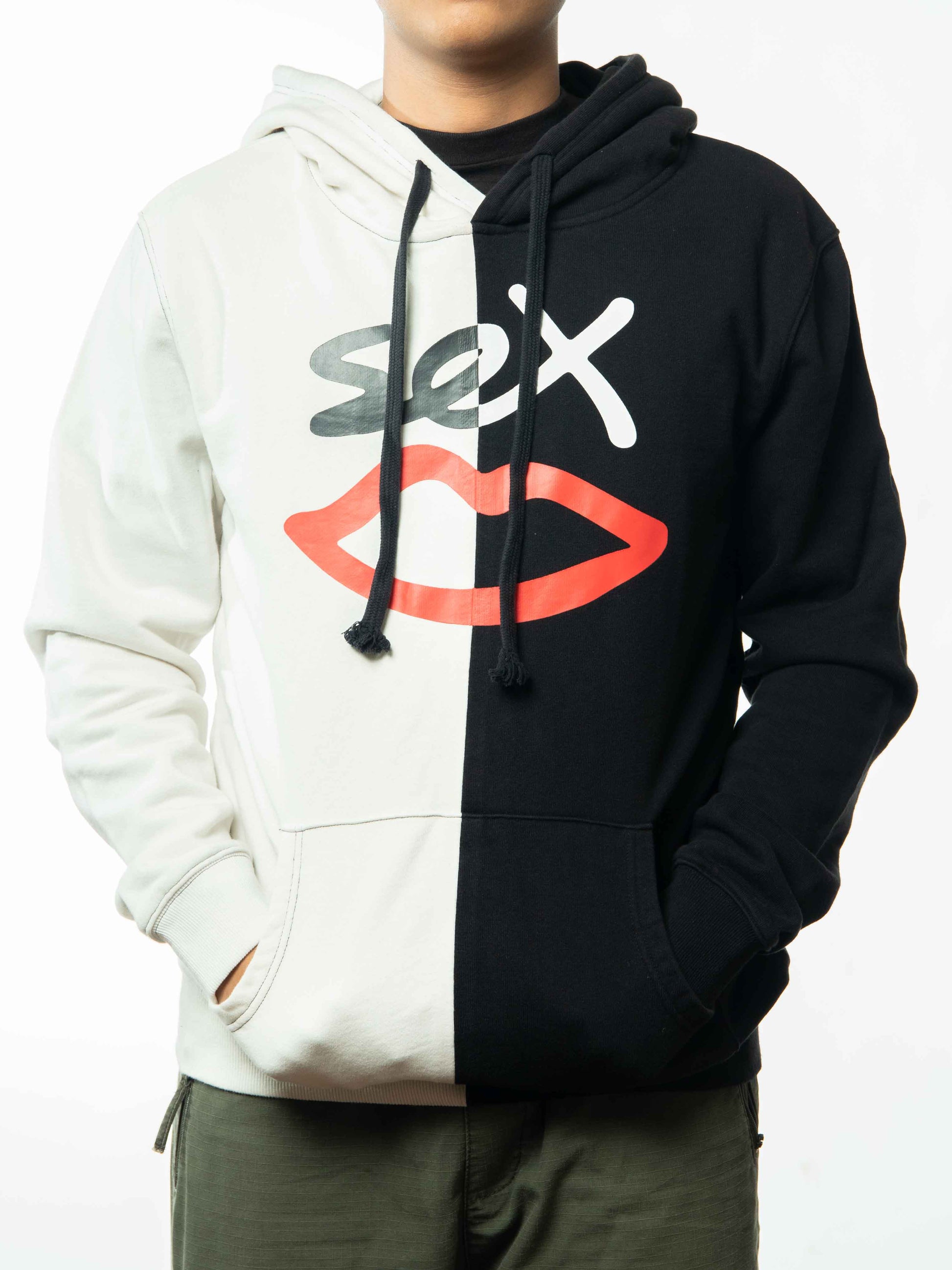 Sex Skateboards Logo Split Hoodie