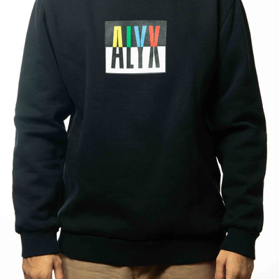 Alyx Black Visual Edition Logo Sweatshirt