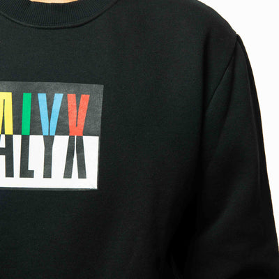 Alyx Black Visual Edition Logo Sweatshirt