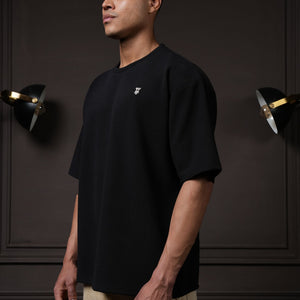 Waffle T Shirt - Black