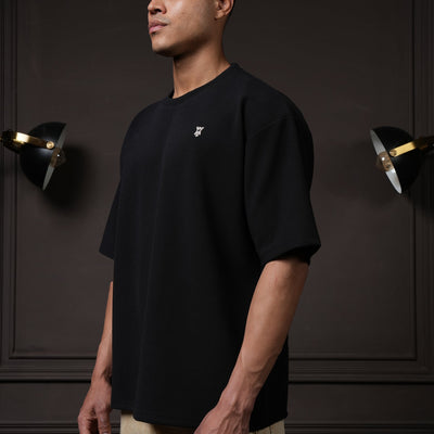 Waffle T Shirt - Black