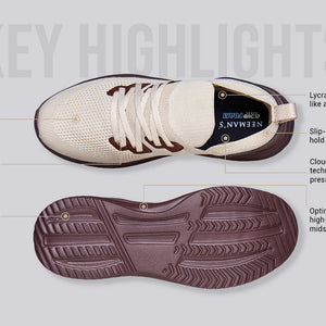 Ease Walk Snug : Ivory Brown