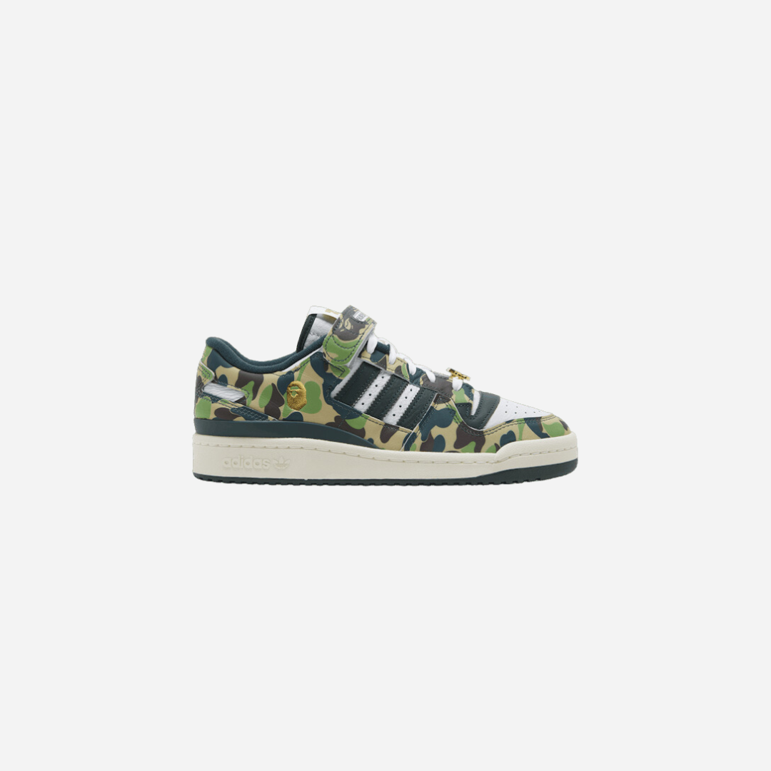 Adidas Forum 84 Low Bape 30th Anniversary Green Camo