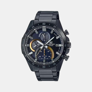 Edifice Men Quartz Black Dial Chronograph Stainless Steel Watch Ed515