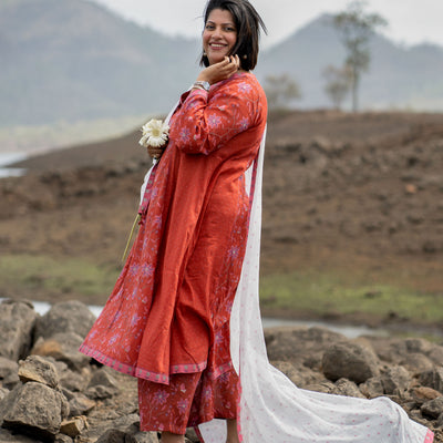 Enigmatic Songbird Dupatta