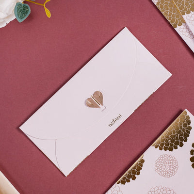 Set Of 12 Marigold Fancy Money Envelope