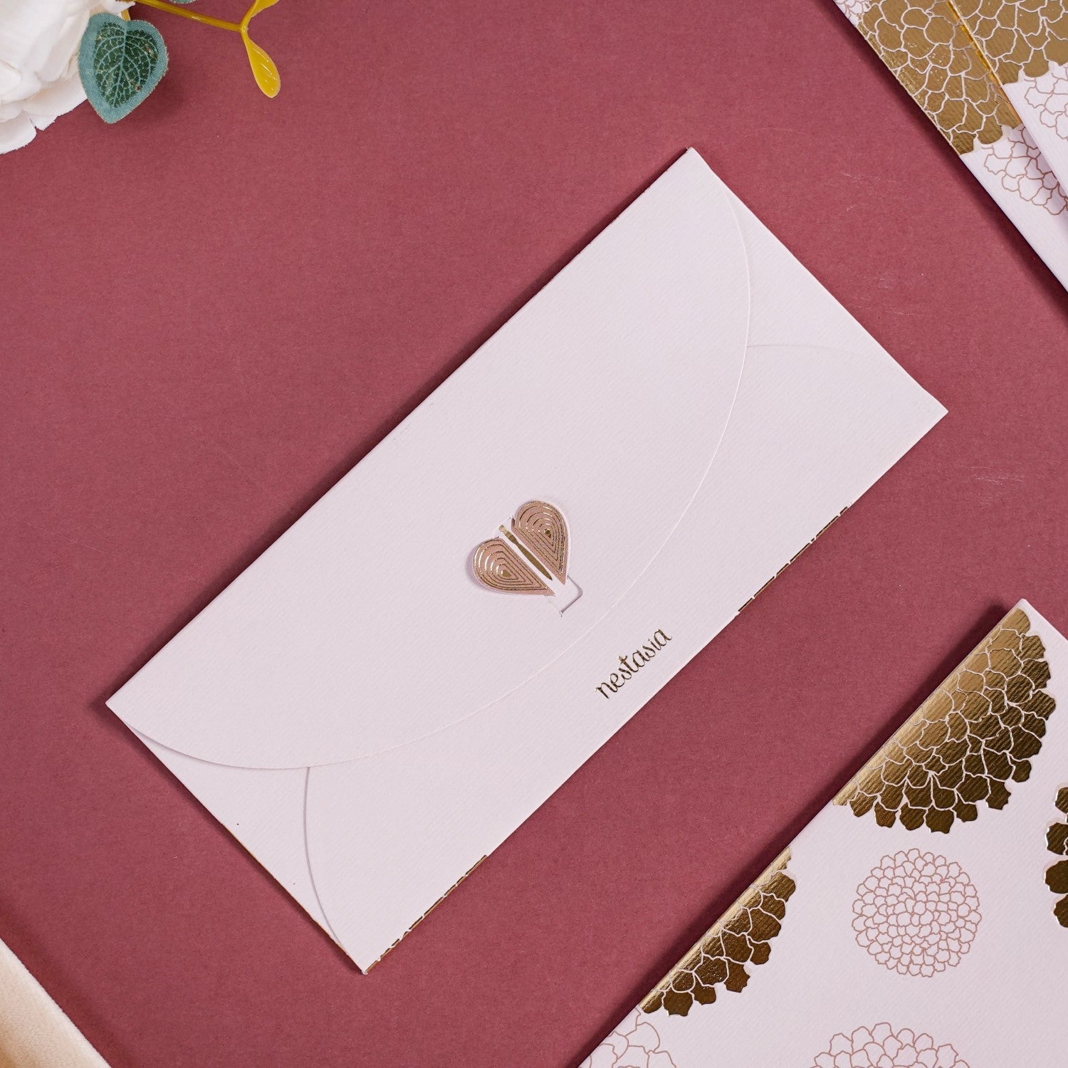 Set Of 12 Marigold Fancy Money Envelope