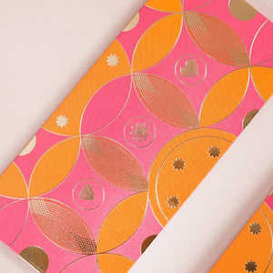 Geometric Luxury Shagun Envelope For Birthdays Set Of 12 Hot Pink