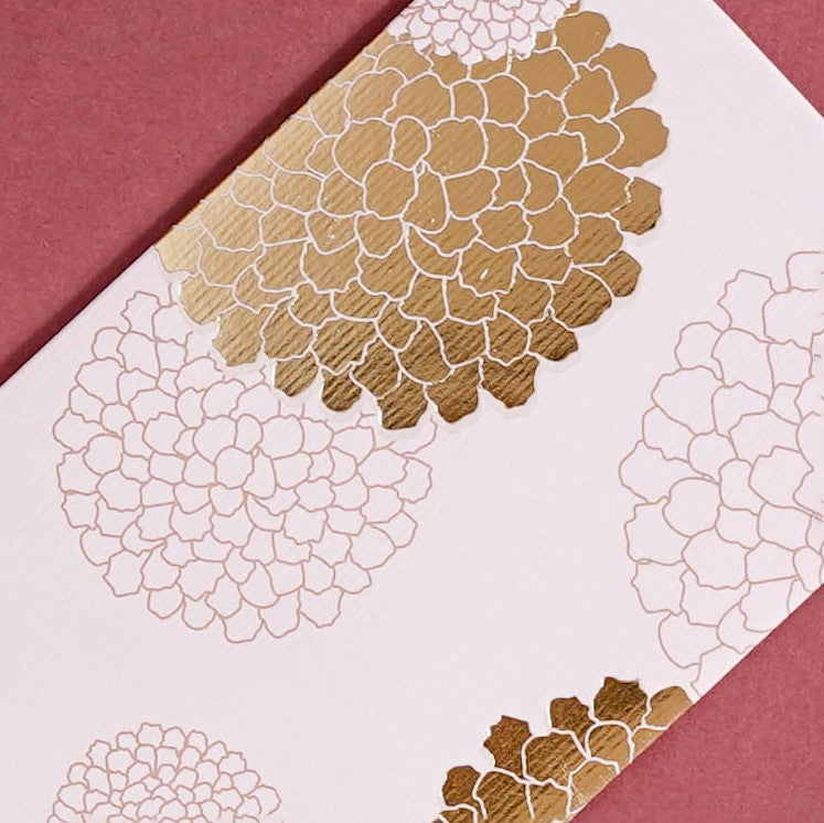 Set Of 12 Marigold Fancy Money Envelope