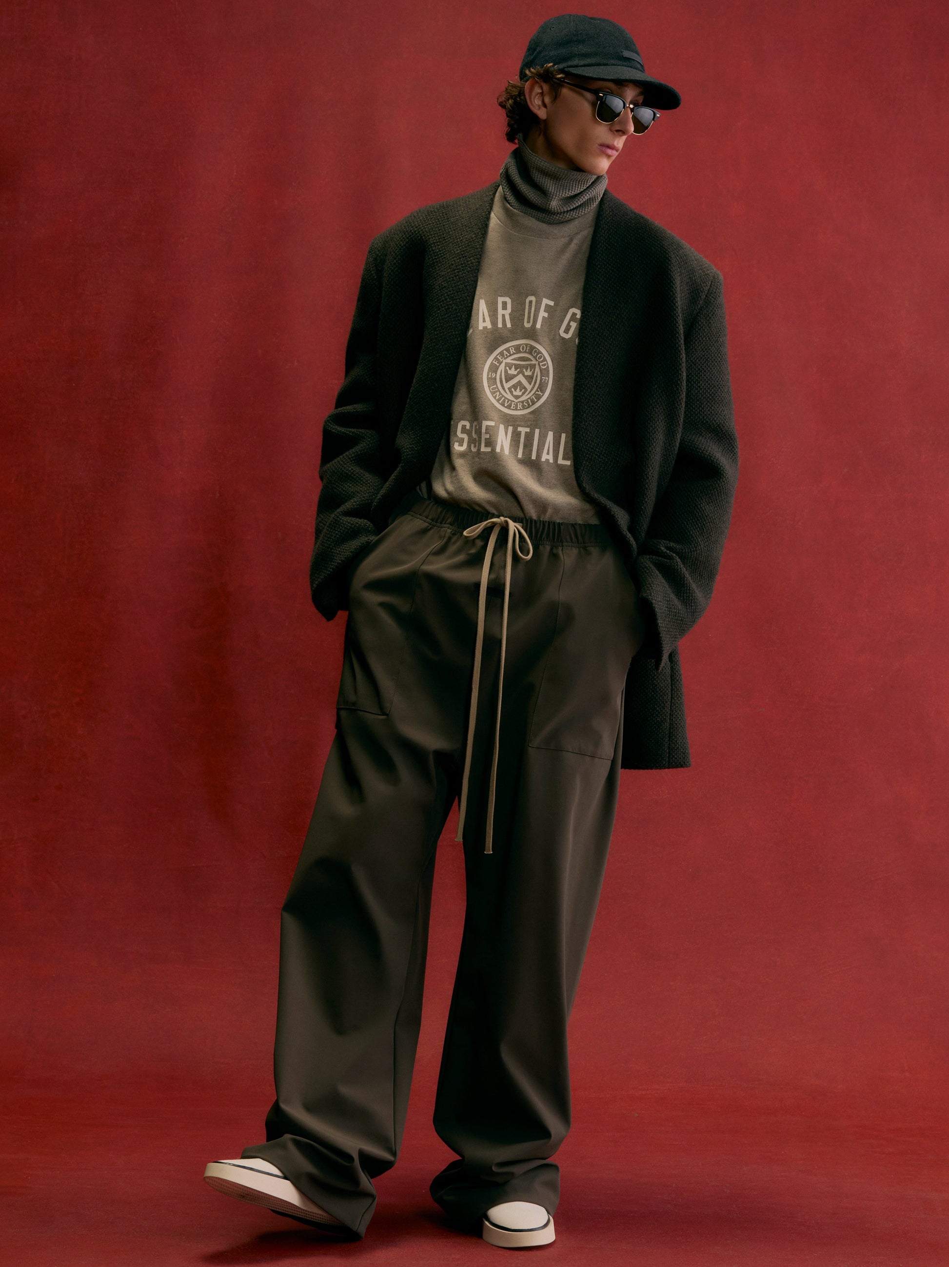Bonded Nylon Utility Pant