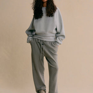 Women's Fleece Cropped Crewneck