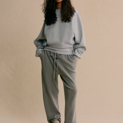 Women's Fleece Cropped Crewneck