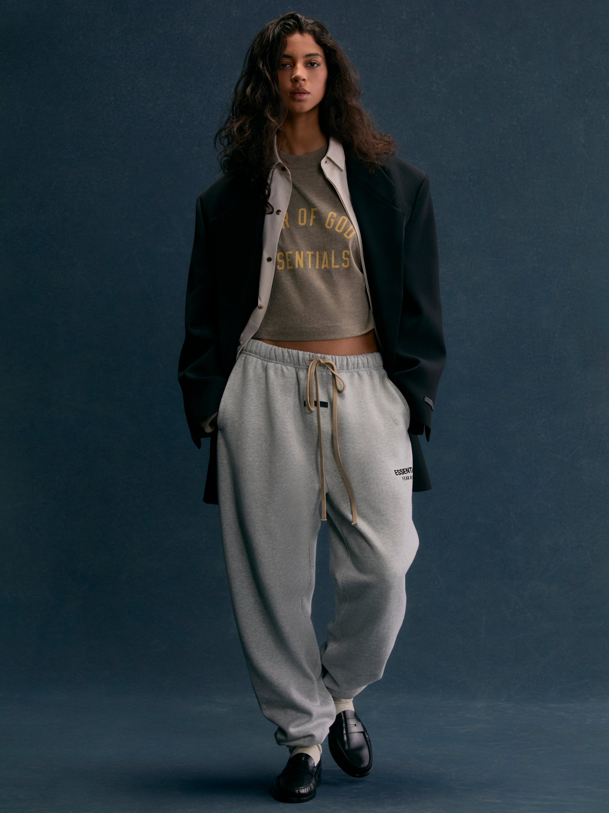 Women's Tri-Blend Cropped Longsleeve Shirt