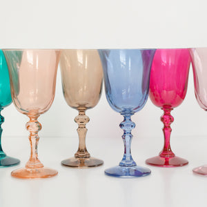 Estelle Colored Regal Goblet - Set of 6 {Pastel Mixed Set}
