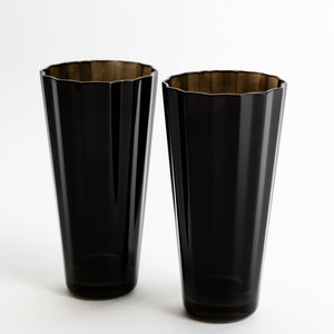 Estelle Colored Sunday High Balls - Set of 2 {Black}
