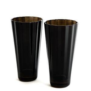 Estelle Colored Sunday High Balls - Set of 2 {Black}