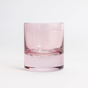 Estelle Colored Rocks Glass - Set of 6 {Rose)