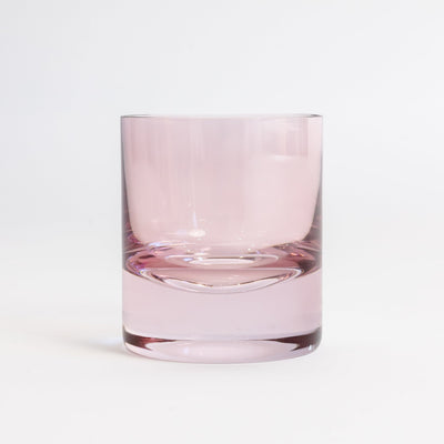 Estelle Colored Rocks Glass - Set of 2 {Rose}