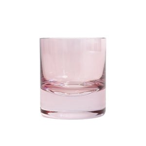 Estelle Colored Rocks Glass - Set of 6 {Rose)