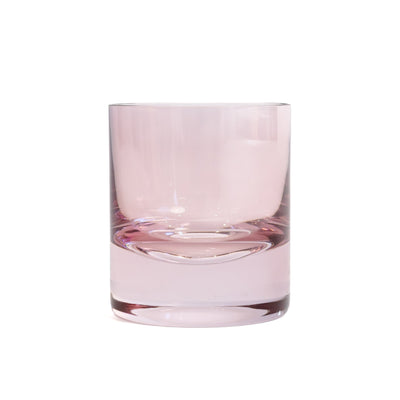 Estelle Colored Rocks Glass - Set of 2 {Rose}