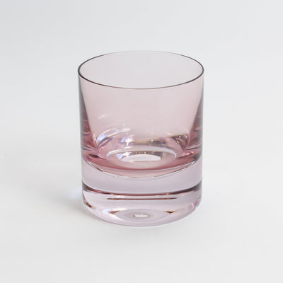Estelle Colored Rocks Glass - Set of 2 {Rose}