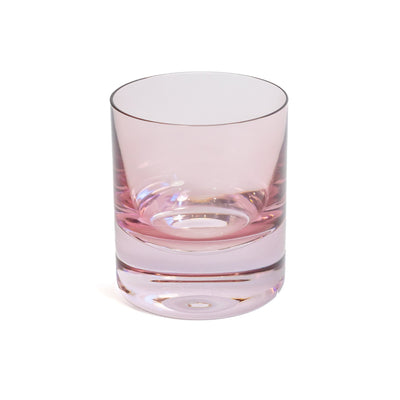 Estelle Colored Rocks Glass - Set of 6 {Rose)