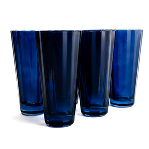 Estelle Colored Sunday High Balls - Set of 6 {Midnight Blue}