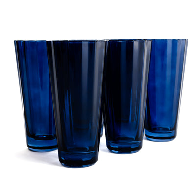 Estelle Colored Sunday High Balls - Set of 6 {Midnight Blue}