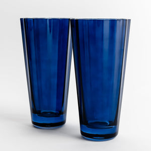 Estelle Colored Sunday High Balls - Set of 2 {Midnight Blue}