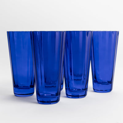 Estelle Colored Sunday High Balls - Set of 6 {Royal Blue}