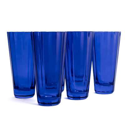 Estelle Colored Sunday High Balls - Set of 6 {Royal Blue}